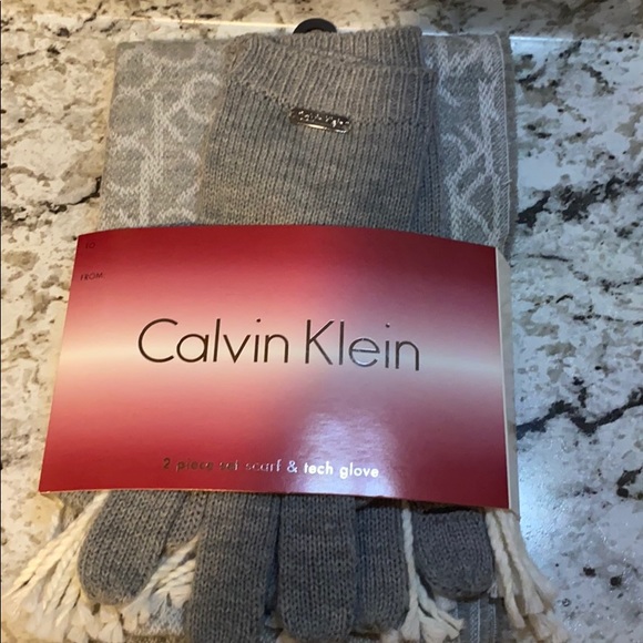 Calvin Klein Accessories - Calvin Klein scarf and glove set